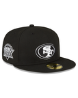 San Francisco 49ers Black White Super Bowl XXIX Side Patch 59Fifty Fitted