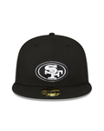 San Francisco 49ers Black White Super Bowl XXIX Side Patch 59Fifty Fitted
