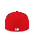Oakland Athletics Scarlet Red White 1989 WS Side Patch 59Fifty Fitted