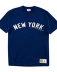 New York Yankees Two Button Short Sleeve Club Henley Tee