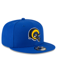 Los Angeles Rams Majestic Blue Helmet 9Fifty Snapback