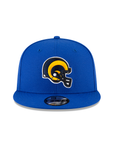 Los Angeles Rams Majestic Blue Helmet 9Fifty Snapback