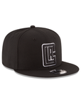 Los Angeles Clippers Black on White 9Fifty NBA Snapback