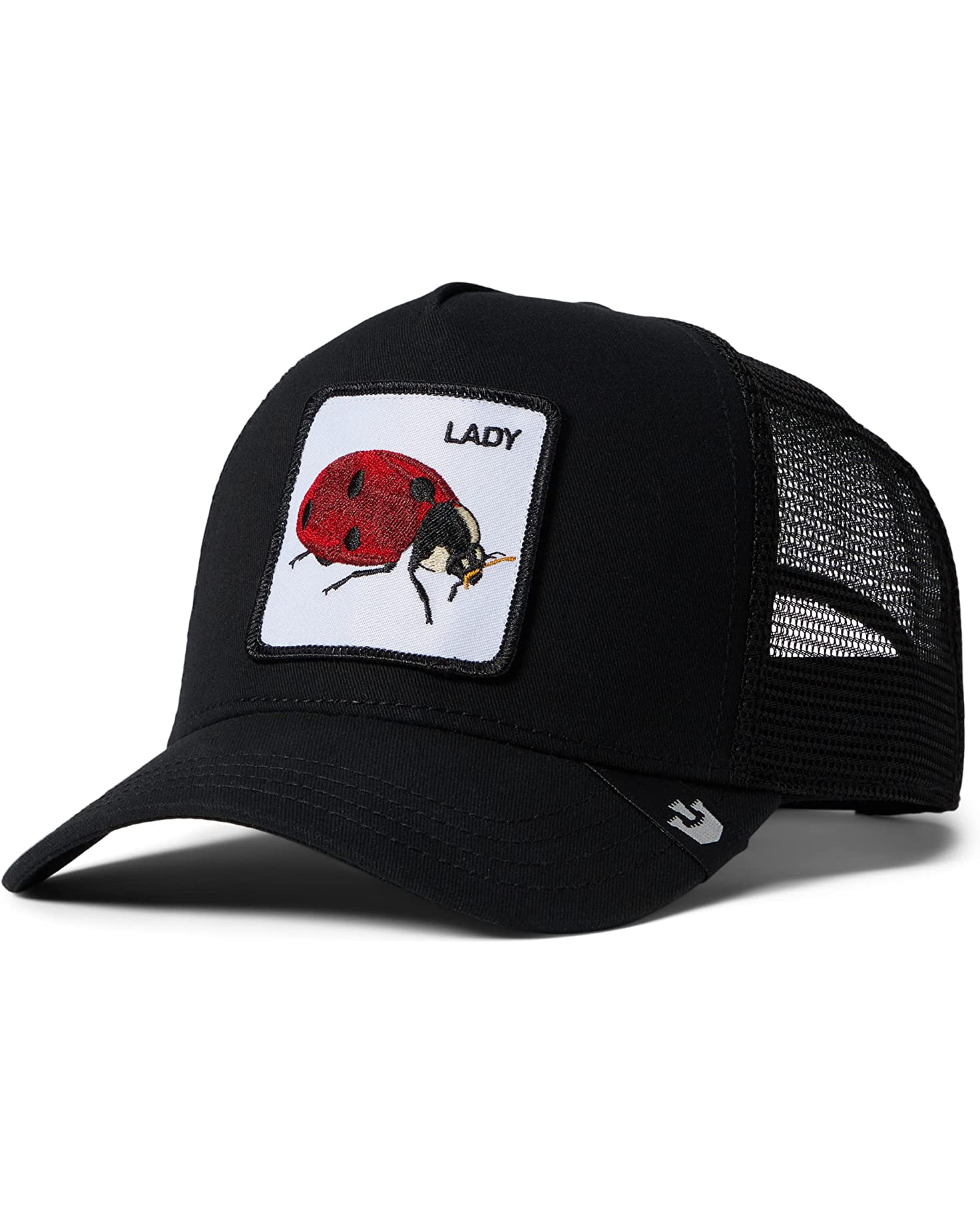 Animal Farm Lady Bug Spot Black Snapback Trucker – CROWN MINDED display picture 1