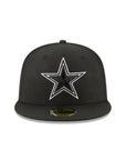 Dallas Cowboys Black On White 59Fifty Fitted