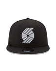 Portland Trail Blazers Black on White NBA 9Fifty Snapback