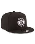Boston Celtics Black on White 9Fifty NBA Snapback