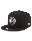 Boston Celtics Black on White 9Fifty NBA Snapback