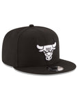 Chicago Bulls NBA Black On White 9Fifty Snapback