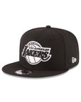 Los Angeles Lakers 9Fifty Black on White Snapback