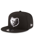 Memphis Grizzlies Black on White MLB Basic 9Fifty Snapback