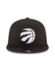 Toronto Raptors Black on White NBA 9Fifty Snapback