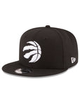 Toronto Raptors Black on White NBA 9Fifty Snapback