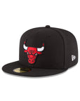 Chicago Bulls NBA Alternate Black 59Fifty Fitted Hat