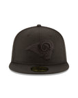 Los Angeles Rams Black on Black NFL 59Fifty Fitted