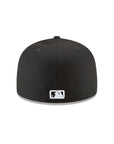 Los Angeles Angels of Anaheim Black on White 59Fifty Fitted Hat