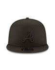 Atlanta Braves Black on Black MLB Basic 9Fifty Snapback