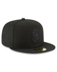 Seattle Mariners Black on Black 59Fifty Fitted