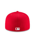 San Francisco Giants Scarlet Red on White 59Fifty Fitted Cap