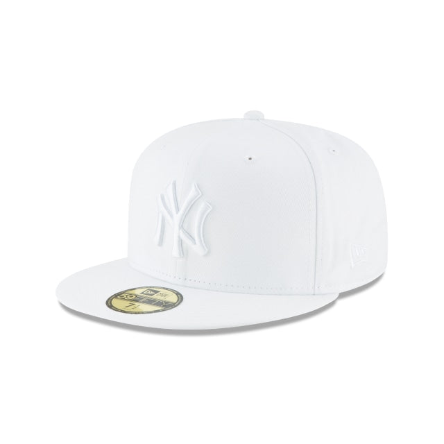 New York Yankees White MLB 59Fifty Fitted Hat – CROWN MINDED