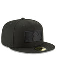 New Era MLB Generic Logo Black on Black 59Fifty Fitted
