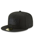New Era MLB Generic Logo Black on Black 59Fifty Fitted