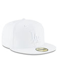 Los Angeles Dodgers White MLB 59Fifty Fitted Hat