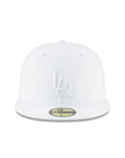 Los Angeles Dodgers White MLB 59Fifty Fitted Hat