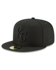 Kansas City Royals Black on Black 59Fifty Fitted