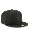 Houston Astros Black on Black 59Fifty Fitted