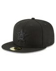Houston Astros Black on Black 59Fifty Fitted