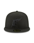 Florida Marlins Cooperstown Black on Black 1993 MLB 59Fifty Fitted Cap
