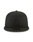 Colorado Rockies Black on Black 59Fifty Fitted