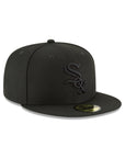Chicago White Sox Black on Black 59Fifty Fitted Hat