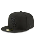 Chicago White Sox Black on Black 59Fifty Fitted Hat