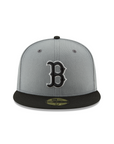 Boston Red Sox Storm Gray Black MLB 59Fifty Fitted