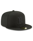Boston Red Sox Black on Black MLB 59Fifty Fitted Cap