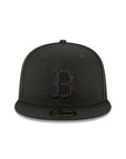 Boston Red Sox Black on Black MLB 59Fifty Fitted Cap