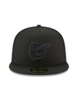 Baltimore Orioles MLB Basic Black on Black Bird 59Fifty Fitted Hat
