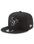Houston Texans Black on White NFL 9Fifty Snapback