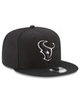 Houston Texans Black on White NFL 9Fifty Snapback