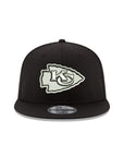 New Era Kansas City Chiefs NFL Black On White 9Fifty Snapback