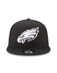 Philadelphia Eagles Black on White NFL 9Fifty Snapback