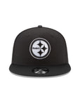 Pittsburgh Steelers Black on White NFL 9Fifty Snapback