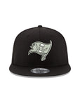 Tampa Bay Buccaneers Black on White NFL 9Fifty Snapback