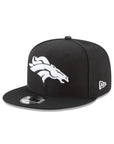 Denver Broncos Black on White NFL 9Fifty Snapback