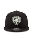 Chicago Bears Black on White NFL 9Fifty Snapback