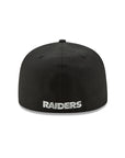Las Vegas Raiders Black 59Fifty Fitted Hat