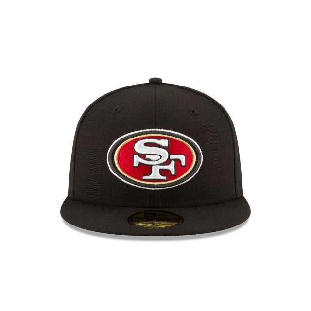 San Francisco 49ers Black 59Fifty Fitted Hat – CROWN MINDED
