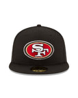 San Francisco 49ers Black 59Fifty Fitted Hat